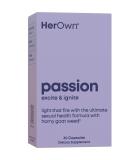 Her Own Passion - Libido Boost & Mood Support Vegan 30 Capsules - Enhance Arousal & Intimacy Hormone Balance - Buy Online on GoSupps.com