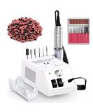 Professional Electric Nail Drill 20000 RPM Efile Kit | Manicure Grinder Tools for Acrylic Nails | Includes Nail Drill Bits Set and Sanding Bands | White - Buy Online on GoSupps.com