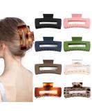 LetsFunny Large Hair Claw Clips - 8 Pack of Nonslip Hair Clips for Thick/Thin Hair - Strong Hold Big Hair Clip Set for Women and Girls - Stylish Fashion Accessories for Birthday/Christmas Gifts - Buy Online on GoSupps.com