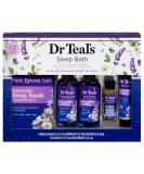 Dr. Teal's Melatonin 5-Piece Bath Gift Set - Better Sleep with 11oz Sleep Soak, 3oz Bath, Body Wash, Oil & Lotion - Mother's Day Spa Kit - Buy Online on GoSupps.com