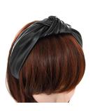 Shop AXY Leather Headband - Classic & Fashionable Vintage Hairband for Ladies - HR27AL (Black) - Buy Online on GoSupps.com