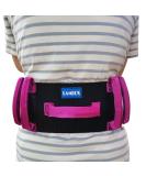 LAMBOX Transfer Walking Gait Belt with 7 Nylon Padded Handles - Rose Red 60 Inch - Buy Online on GoSupps.com
