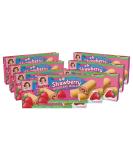 Little Debbie Strawberry Shortcake Rolls - 8 Boxes of Yellow Cake with Creme and Strawberry Filling - Buy Online on GoSupps.com