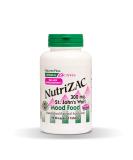 NaturesPlus Herbal Actives NutriZAC Mood Food - 300mg St Johns Wort Vegan Tablets - Natural Mood Booster - Vegetarian & Gluten-Free - Buy Online on GoSupps.com