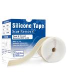 Carbou Medical Silicone Scar Tape 1.6x120 | Painless Scar Removal for C-Section, Surgery, Acne & Keloid - Buy Online on GoSupps.com