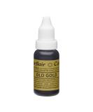 Sugarflair Old Gold Liquid Food Colouring 14ml - Ideal for Royal Icing, Sugarpaste, Buttercream, Painting & Airbrush - Buy Online on GoSupps.com