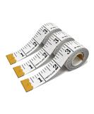 3 Pack Double Scale Soft Measuring Tape for Body Sewing Tailor Cloth Flexible Ruler  Fabric Craft Tape Measure & Medical Body Measurement 60 inch/150cm White - Buy Online on GoSupps.com