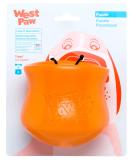 Zogoflex West PAW Toppl Toy - 10cm Tangerine Orange - Durable & Safe for International Shipping - Buy Online on GoSupps.com