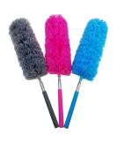 M-jump 3 PCS Extendable Telescoping Microfiber Duster Set - Washable Dusting Brush for Home, Office, Car - 15.7 to 35.5 Inch Bendable Brush - Buy Online on GoSupps.com