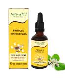 Propolis Tincture 40% - 50 ml Pure High-Dose Extract | 100% Natural Propolis Drops with Pipette | Natimavita - Buy Online on GoSupps.com