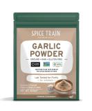 SPICE TRAIN Garlic Powder 200g/7oz - Raw Ground Garlic from India | Resealable Zip Lock Pouch | Cooking Seasoning | Vegan & Gluten-Free - Buy Online on GoSupps.com