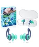 2 Pairs Swimmer Ear Plugs - Hearprotek Custom-fit Water Protection Adult Swimming Earplugs - Green - Buy Online on GoSupps.com