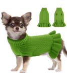 Luxury Doll Collar Dog Dresses & Sweaters | Winter Coats for Cats & Dogs - XXL Green - Buy Online on GoSupps.com