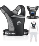 Topward Running Vest Reflective Cell Phone Bag | Waterproof Adjustable Jogging Holder for Smartphones | Men & Women Exercise & Gym Workout - Buy Online on GoSupps.com