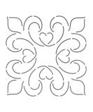 Quilting Creations Elegance Block Quilt Stencil  6 - Buy Online on GoSupps.com