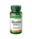 Nature's Bounty Biotin 10000 mcg Softgels - 120 Ct for Hair, Skin & Nails Support - Buy Online on GoSupps.com