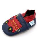 Dotty Fish Soft Leather Baby Shoes. Toddler Shoes for Boys. Non-Slip Suede Soles. 0-6 Months - 4-5 Years 2-3 Years Fire Engine - Buy Online on GoSupps.com