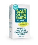 Salt of the Earth - Natural Crystal Deodorant- Plastic Free Fragrance Free Vegan Leaping Bunny Approved - 100% Natural Origin Ingredients - Suitable for Women Men and Kids - Unscented - 75g Plastic Free 75 g (Pack of 1) - Buy Online on GoSupps.com