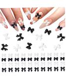 Bow Nail Charms 200PCS Black and White l Nail Bow Resin Bow Gems for Nails Cute Nail Gems for Nails and DIY Crafts Bow Charms for Nails Bow Nail Stickers Bows Nail Charm Black and White Black+white - Buy Online on GoSupps.com