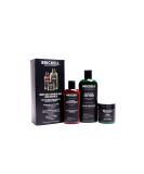 Brickell Men's Daily Face Care Routine II: Charcoal Cleanser, Scrub & Moisturizer - Peppermint Scented - Buy Online on GoSupps.com