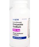 Extra Strength Docusate Sodium 250mg - 1000 Softgels - Buy Online on GoSupps.com