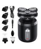 Best Electric Shavers for Men | Waterproof Rotary Head Shavers & Grooming Kits - USB Rechargeable Includes Clippers & Nose Trimmer - Buy Online on GoSupps.com