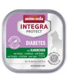 Animonda Integra Protect Diabetes Cat Diet Katzenfutter Wet food for diabetes mellitus with rabbits 16 x 100 g with rabbits 100 g (16 pack) - Buy Online on GoSupps.com