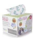 Kalencom Potette Plus Potty Seat Liners Value Box - 90 Liners | Disappearing Ink | Convenient Pack - Buy Online on GoSupps.com