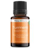 Viva Doria 100% Pure Turmeric Essential Oil - Food Grade Undiluted Aromatherapy Oil (0.5 fl oz - Buy Online on GoSupps.com