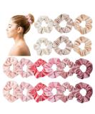 Buy Cotting Rubber Scrunch - 18 Pastel Hair Scrunchies & Accessories for Girls & Women - Perfect Hair Ties & Elastic Bands for Ponytails - Buy Online on GoSupps.com