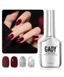 GAOY Red Gel Nail Polish Set - 16ml UV Soak Off with Silver Glitter - Perfect for DIY Manicure at Home | 2 Colors (1149 2264 - Buy Online on GoSupps.com