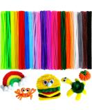 200psc 20colors Pipe Cleaners Chenille Stems Pipe Cleaners for Crafts Pipe Cleaner Crafts Art and Craft Supplies Small pack Multi-Color - Buy Online on GoSupps.com