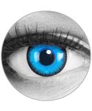 Funnylene Blue Contact Lenses - 2 Pack Soft 3-Month Wear + Free Case | Perfect for Halloween & Carnival - Buy Online on GoSupps.com