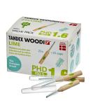 Tandex Woodi 25 Interdental Brushes - Lime PHD 1.6 ISO 5 | International Shipping Available - 1 Pack (1 Piece) - Buy Online on GoSupps.com