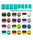 BOOLOOEN Chalk Paint Paste Screen Printing Ink Set - 12 Colors Jars with Mini Scraper and Rubber Stirrer - Ideal for Furniture DIY and Home Decor - Buy Online on GoSupps.com