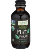 Frontier Co-op Organic Mint Flavor, 2 Ounce Bottle, Kosher 2 Fl Oz (Pack of 1) - Buy Online on GoSupps.com