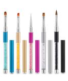 Mwoot French Nail Art Brush Set - 5 Pieces DIY Gel & Acrylic Nail Drawing Tools for Manicure & Decoration - Buy Online on GoSupps.com