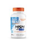 Doctor's Best MSM with OptiMSM 1000 mg 360 Capsules - Buy Online on GoSupps.com