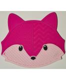 Silicone Brush Cleaner Pad - Fox Style | Pink Color - Makeup Brushes Cleaning Tool - Buy Online on GoSupps.com