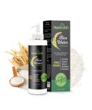 Herbishh Rice Water Hair Growth Shampoo 400ml | Castor Argan & Coconut Oil | Biotin | All Hair Types | Thinning Hair Regrowth & Volume | Silicone-Free - Buy Online on GoSupps.com