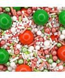 Merry Berry Sprinkletti Christmas Cake Topper - 100g Edible Festive Decorations for Xmas Party Cakes - Buy Online on GoSupps.com