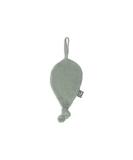 Jollein Security Blanket & Pacifier Blanket - Terry Cloth Leaf Ash Green (30x10 cm) | Soft & Cozy Baby Comforter - Buy Online on GoSupps.com