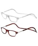 Buy TBOC Pack: Reading Glasses for Men & Women - +3.00 Dioptries Foldable Anti-Visibility - 2 Pack Transparent & Brown Tortoise Frame - Buy Online on GoSupps.com