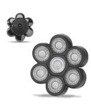 UPTARD 7D Blade Replacement Heads, Shaver Replacement Blades, Head Shavers for Bald Men, Shaver Head Replacement, Stainless Steel Rotary Blades for Electric Head Razor black - Buy Online on GoSupps.com