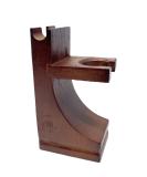 Buy G.B.S Wooden Brush & Razor Stand - Durable Shaving Accessories for Men | International Shipping Available - Buy Online on GoSupps.com