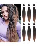 Ancient Lichenhaar Easy Braid - 30 Itch-Free Synthetic Hair Extensions (6 Pack) - Yaki Texture Crochet Braids (1B/30#) - International Shipping Available - Buy Online on GoSupps.com