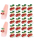 WLLHYF 20 Pieces 3D Cherry Nail Charms Reds Kawaii Nail Rhinestones Art DIY Crystal Nail Jewels Designs Nail Gems for Girls Nail Makeup Phone Clothes Shoes Bag Decoration Craft - Buy Online on GoSupps.com