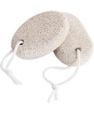 Voarge 2-Piece Natural Pumice Stone Set | Effective Foot Scrub for Dead Skin & Hard Skin Removal | Best Pedicure Tool for Feet & Hands - Buy Online on GoSupps.com