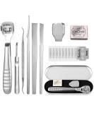 Bestomrogh 5 Foot Razor & Pedicure Set - Professional Corneal Foot Fish Fork with 10 Replacement Blades & Case - Ideal for Smooth Healthy Feet - Buy Online on GoSupps.com