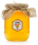 Lime Honey 1.1kg - Pure Raw Unpasteurized Honey in Glass Jar from Bees | Fresh & Natural - Buy Online on GoSupps.com